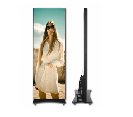 Màn hình hiển thị LED poster di động 64X20X192 cm màn hình hiển thị LED thương mại đầy màu sắc